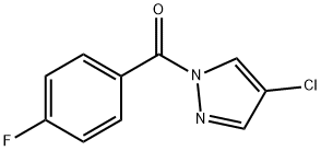 4-chloro-1-(4-fluorobenzoyl)-1H-pyrazole 구조식 이미지