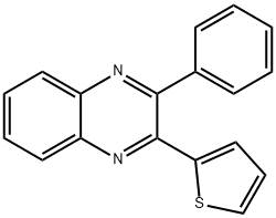 2-phenyl-3-(2-thienyl)quinoxaline Structure