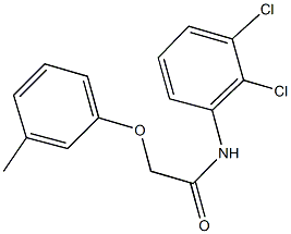 N-(2,3-dichlorophenyl)-2-(3-methylphenoxy)acetamide 구조식 이미지