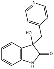 3-hydroxy-3-(4-pyridinylmethyl)-1,3-dihydro-2H-indol-2-one 구조식 이미지