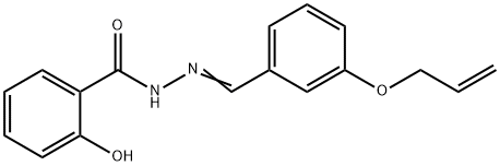 N'-[3-(allyloxy)benzylidene]-2-hydroxybenzohydrazide Structure