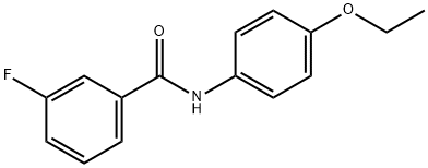 N-(4-ethoxyphenyl)-3-fluorobenzamide 구조식 이미지
