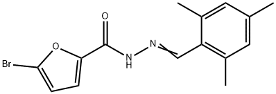 5-bromo-N'-(mesitylmethylene)-2-furohydrazide 구조식 이미지