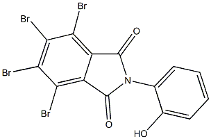 4,5,6,7-tetrabromo-2-(2-hydroxyphenyl)-1H-isoindole-1,3(2H)-dione 구조식 이미지