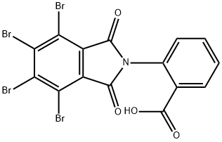 2-(4,5,6,7-tetrabromo-1,3-dioxo-1,3-dihydro-2H-isoindol-2-yl)benzoic acid Structure