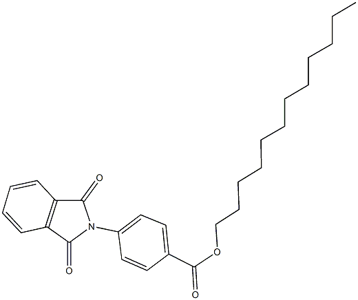 dodecyl 4-(1,3-dioxo-1,3-dihydro-2H-isoindol-2-yl)benzoate Structure