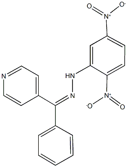 phenyl(4-pyridinyl)methanone {2,5-bisnitrophenyl}hydrazone 구조식 이미지