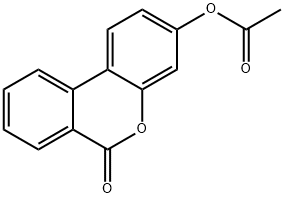 6-oxo-6H-benzo[c]chromen-3-yl acetate 구조식 이미지