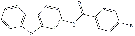 4-bromo-N-dibenzo[b,d]furan-3-ylbenzamide Structure