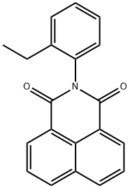 2-(2-ethylphenyl)-1H-benzo[de]isoquinoline-1,3(2H)-dione 구조식 이미지
