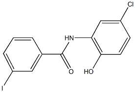 N-(5-chloro-2-hydroxyphenyl)-3-iodobenzamide Structure