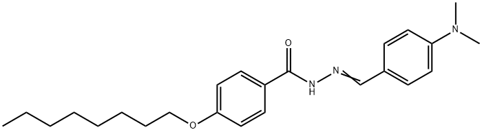 N'-[4-(dimethylamino)benzylidene]-4-(octyloxy)benzohydrazide Structure