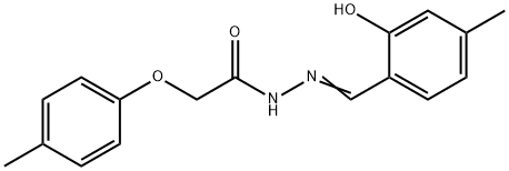 N'-(2-hydroxy-4-methylbenzylidene)-2-(4-methylphenoxy)acetohydrazide Structure