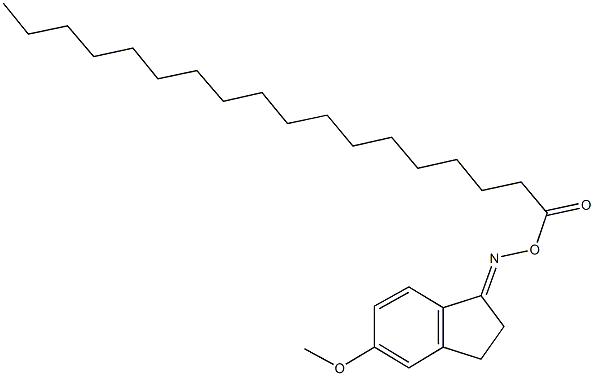 5-methoxy-1-indanone O-stearoyloxime Structure