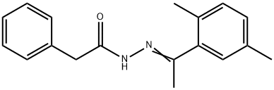 N'-[1-(2,5-dimethylphenyl)ethylidene]-2-phenylacetohydrazide 구조식 이미지