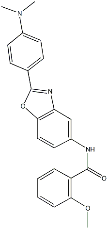 N-{2-[4-(dimethylamino)phenyl]-1,3-benzoxazol-5-yl}-2-methoxybenzamide Structure