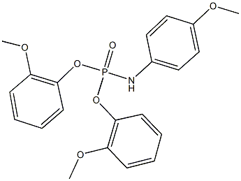 bis(2-methoxyphenyl) 4-methoxyphenylamidophosphate Structure