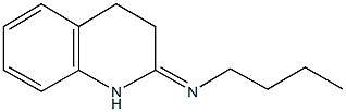 N-butyl-N-(3,4-dihydro-2(1H)-quinolinylidene)amine 구조식 이미지