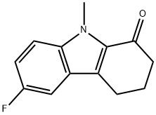6-fluoro-9-methyl-2,3,4,9-tetrahydro-1H-carbazol-1-one Structure