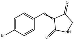 3-(4-bromobenzylidene)-2,4-pyrrolidinedione Structure