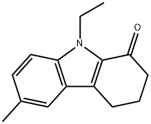 9-ethyl-6-methyl-2,3,4,9-tetrahydro-1H-carbazol-1-one Structure