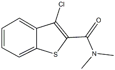 3-chloro-N,N-dimethyl-1-benzothiophene-2-carboxamide Structure