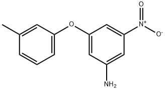 3-(3-methylphenoxy)-5-nitroaniline Structure