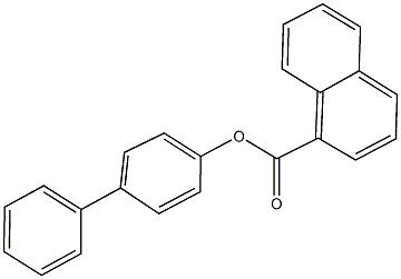 [1,1'-biphenyl]-4-yl 1-naphthoate Structure