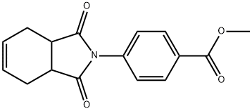 methyl 4-(1,3-dioxo-1,3,3a,4,7,7a-hexahydro-2H-isoindol-2-yl)benzoate Structure
