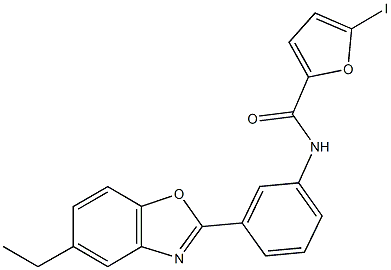 N-[3-(5-ethyl-1,3-benzoxazol-2-yl)phenyl]-5-iodo-2-furamide Structure