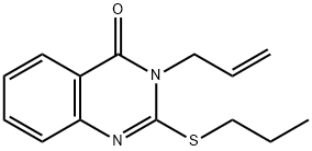 3-allyl-2-(propylsulfanyl)-4(3H)-quinazolinone 구조식 이미지