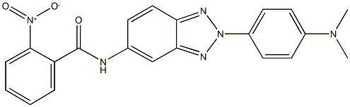 N-{2-[4-(dimethylamino)phenyl]-2H-1,2,3-benzotriazol-5-yl}-2-nitrobenzamide Structure