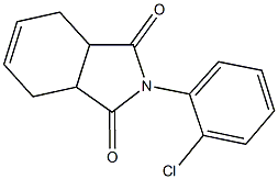 2-(2-chlorophenyl)-3a,4,7,7a-tetrahydro-1H-isoindole-1,3(2H)-dione 구조식 이미지