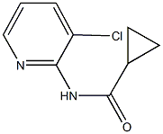 N-(3-chloro-2-pyridinyl)cyclopropanecarboxamide Structure