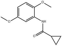 N-(2,5-dimethoxyphenyl)cyclopropanecarboxamide Structure