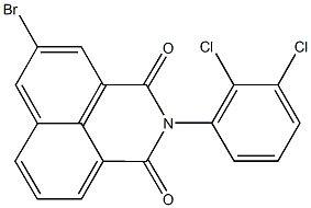 5-bromo-2-(2,3-dichlorophenyl)-1H-benzo[de]isoquinoline-1,3(2H)-dione Structure