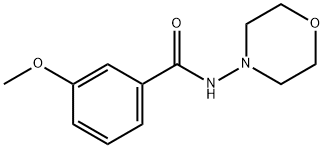 3-methoxy-N-(4-morpholinyl)benzamide 구조식 이미지