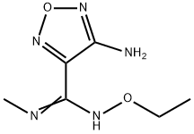 4-amino-N'-ethoxy-N-methyl-1,2,5-oxadiazole-3-carboximidamide Structure