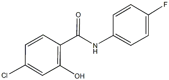 4-chloro-N-(4-fluorophenyl)-2-hydroxybenzamide 구조식 이미지