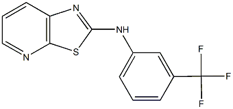 N-[3-(trifluoromethyl)phenyl][1,3]thiazolo[5,4-b]pyridin-2-amine 구조식 이미지