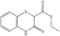 ethyl 3-thioxo-3,4-dihydro-2H-1,4-benzothiazine-2-carboxylate Structure