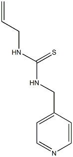 N-allyl-N'-(4-pyridinylmethyl)thiourea Structure