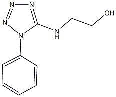 2-[(1-phenyl-1H-tetraazol-5-yl)amino]ethanol Structure