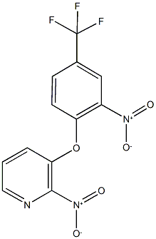 2-nitro-3-[2-nitro-4-(trifluoromethyl)phenoxy]pyridine Structure