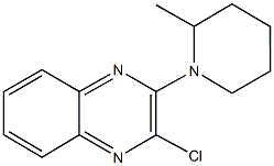 2-chloro-3-(2-methyl-1-piperidinyl)quinoxaline 구조식 이미지