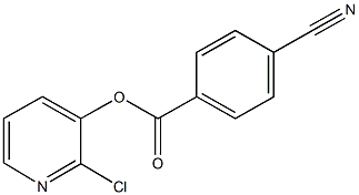 2-chloro-3-pyridinyl 4-cyanobenzoate Structure