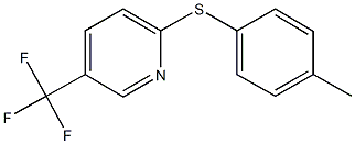 4-methylphenyl 5-(trifluoromethyl)-2-pyridinyl sulfide 구조식 이미지