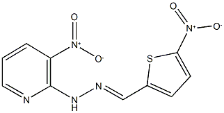 5-nitro-2-thiophenecarbaldehyde {3-nitro-2-pyridinyl}hydrazone Structure