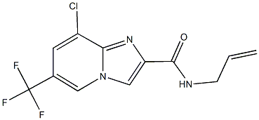 N-allyl-8-chloro-6-(trifluoromethyl)imidazo[1,2-a]pyridine-2-carboxamide Structure