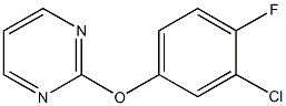 2-(3-chloro-4-fluorophenoxy)pyrimidine Structure